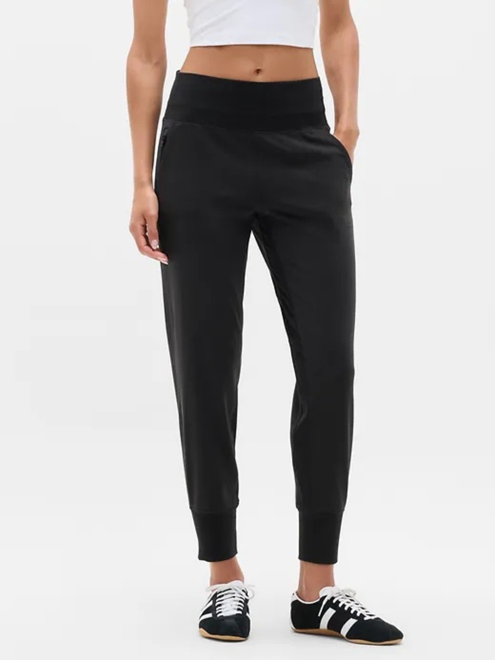Athleta Venice High Rise Jogger - Black - size XL
